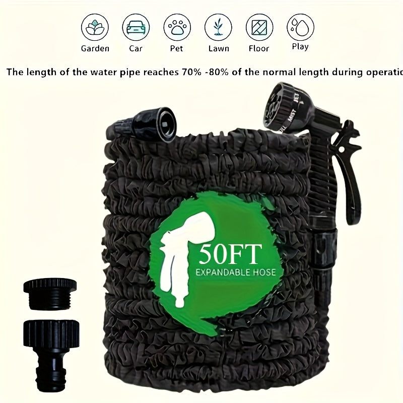High-Pressure Garden Hose with Nozzle - Euroselle