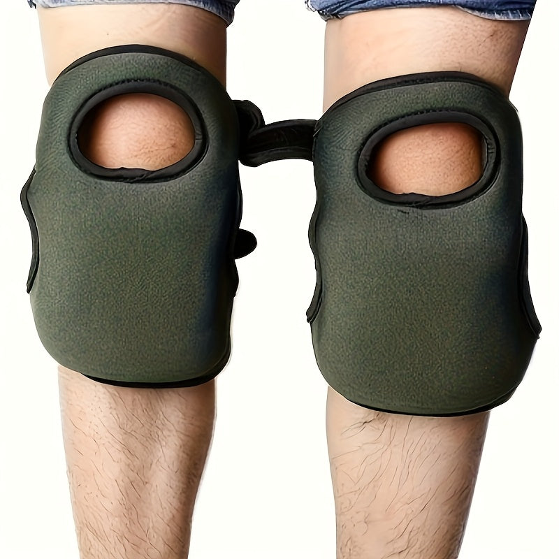 Ergonomische, gepolsterte Knieschoner – verstellbare Riemen, Unterstützung der Gelenke