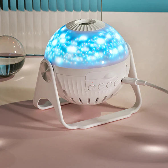Cosmos Night Light Projector — Rotating Nebula & Stars LED