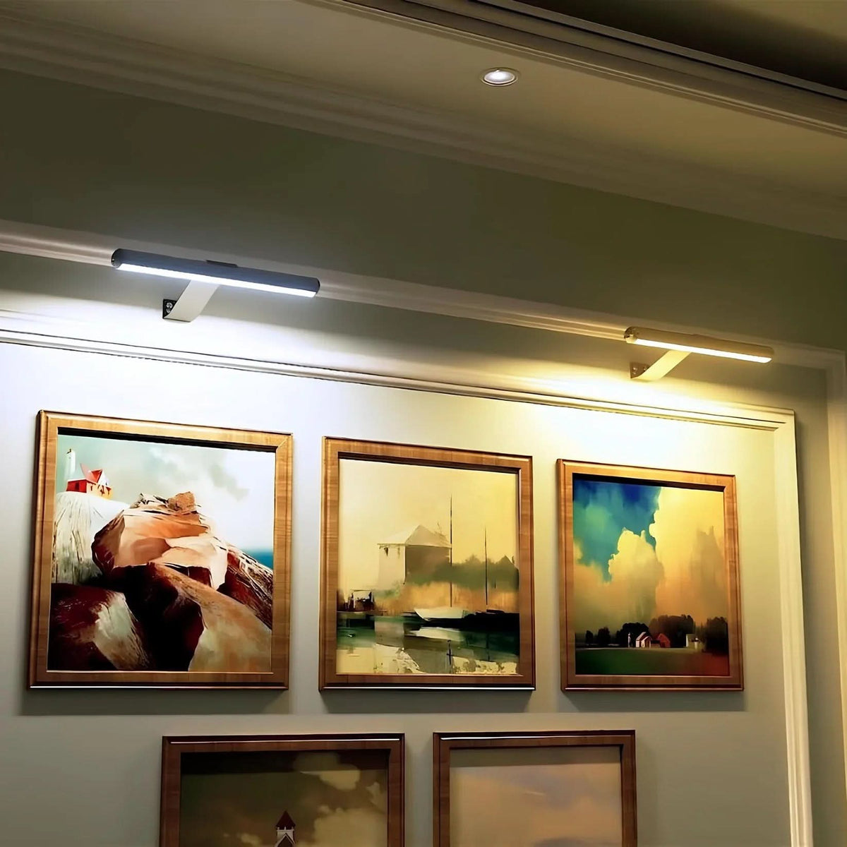 Bezdrátové LED nástěnné svítidlo LumaArc — nastavitelný jas, otočná hlavice