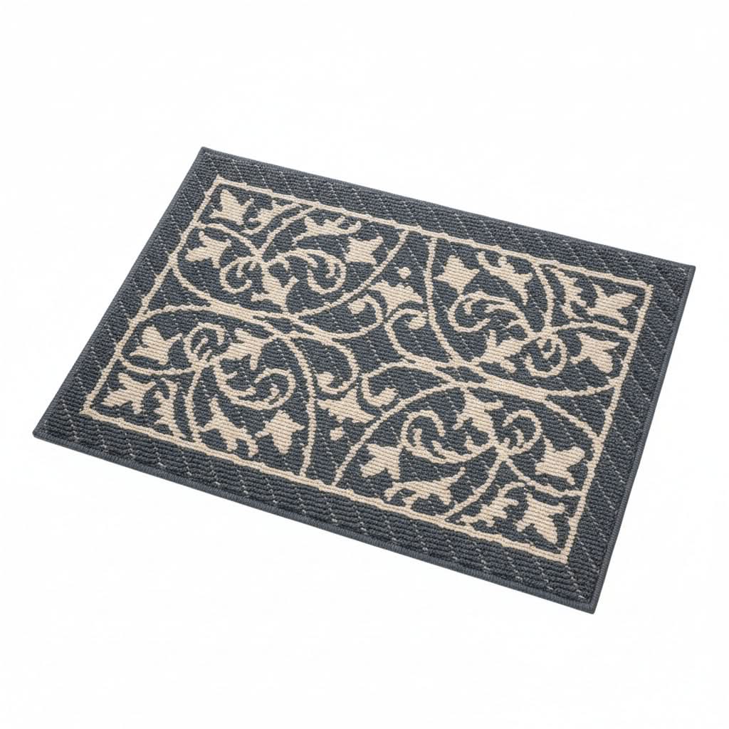 Entryway Mat — Low-Profile Non-Slip Rubber Backing, Washable