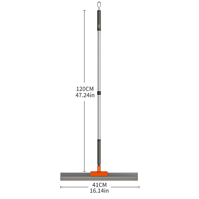 Water & Dust Scraper Broom for Bathroom, Glass, and Floors - Euroselle