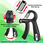 Verstellbares Handkrafttrainer-Set für Griff- und Fingertraining - Euroselle