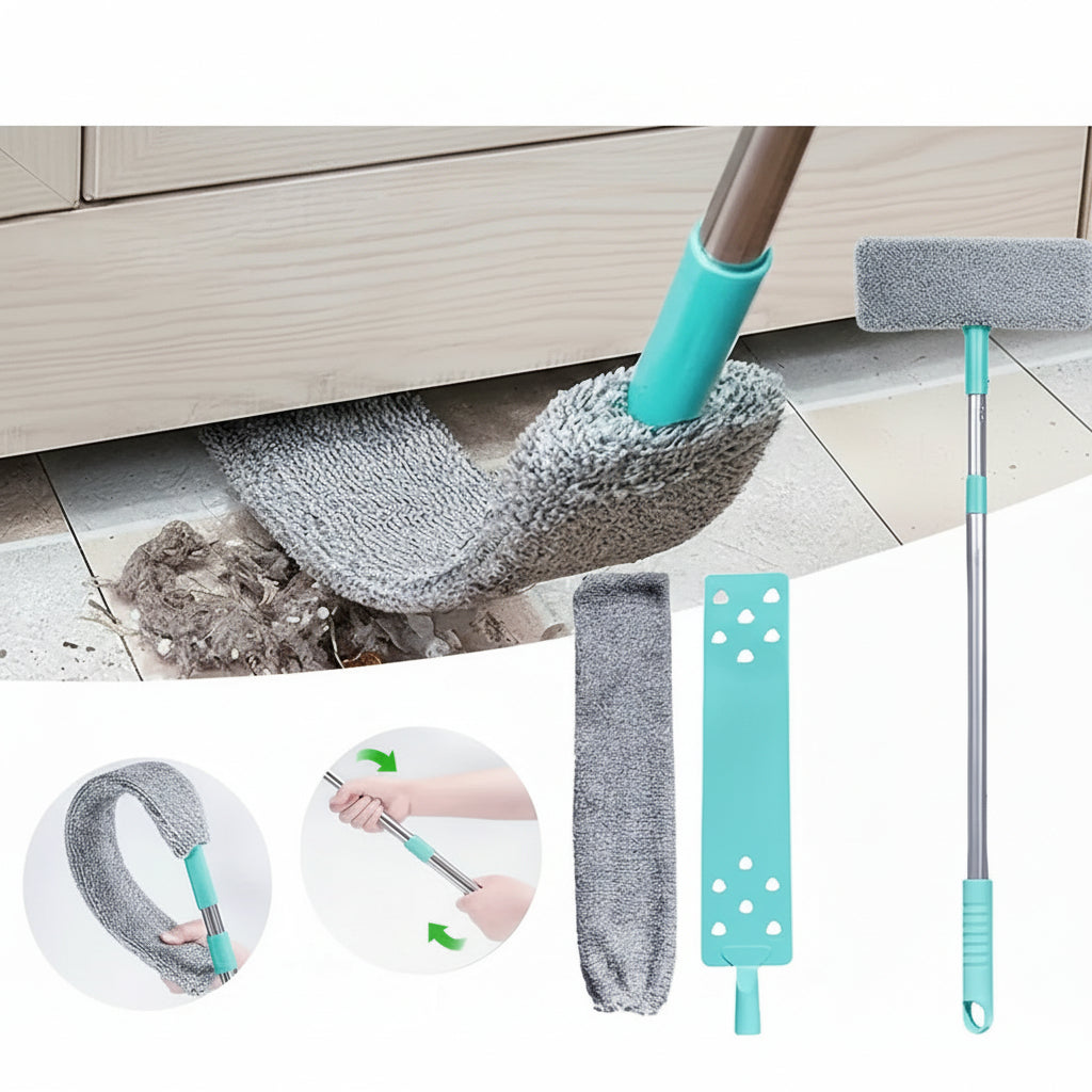 Collapsible Bed Bottom Duster for Hard-to-Reach Areas - Euroselle