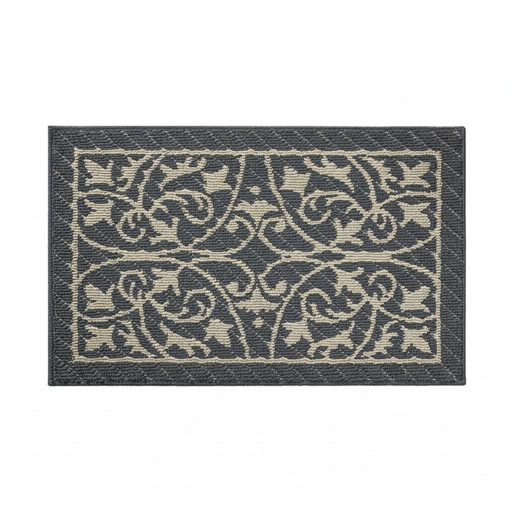Entryway Mat — Low-Profile Non-Slip Rubber Backing, Washable