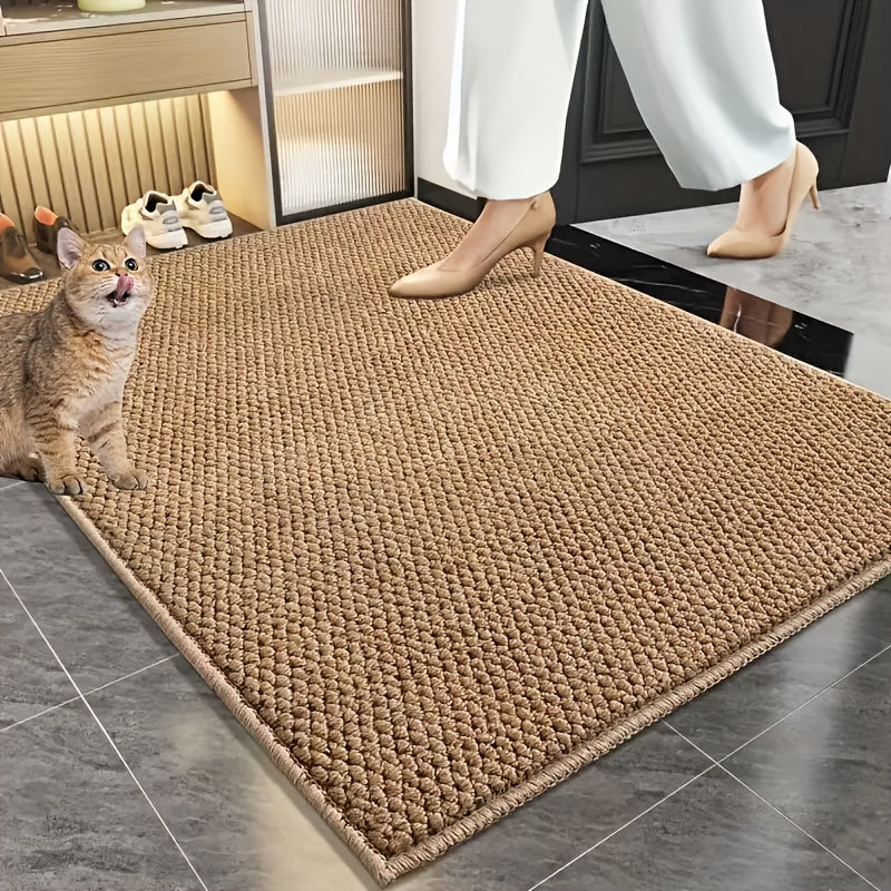 Decorative Pineapple Entry Rug with Textured Surface and Anti-Slip Design - Euroselle