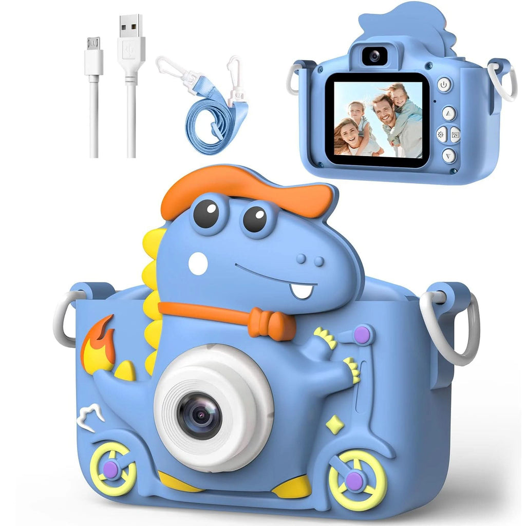 Appareil photo pour enfants NovaDino Dinosaur Explorer — HD 1080P, de 3 à 9 ans