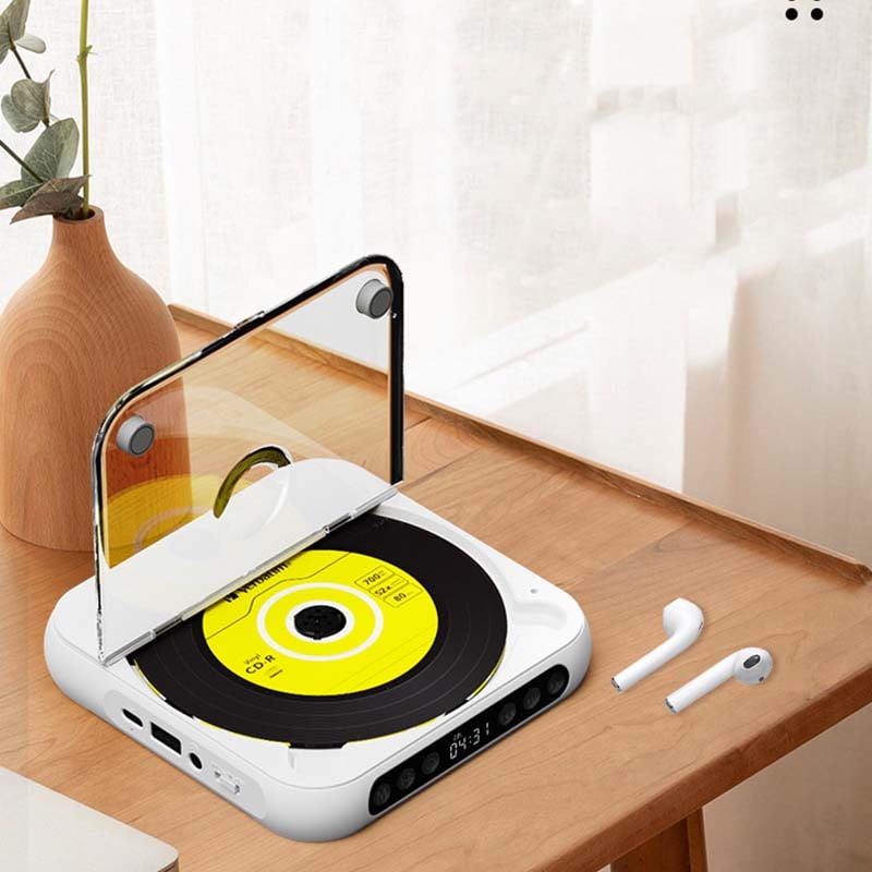 Lettore CD ricaricabile — Bluetooth 5.3, MP3/CD-R, USB-C, 3.5mm
