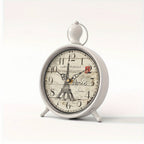 Elegant Eiffel Tower Desk Clock, Non-Ticking - Euroselle