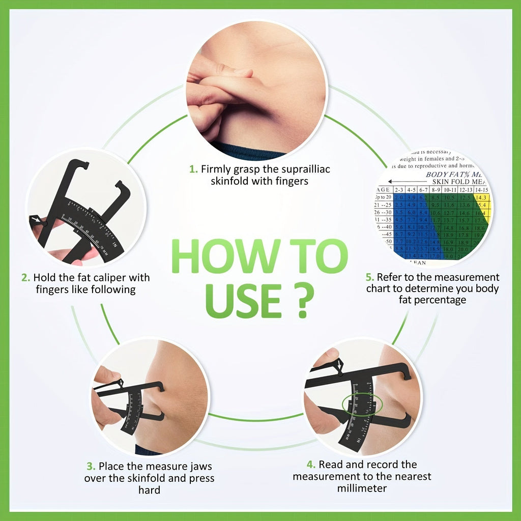 Accurate Body Fat Measurement Tool for Fitness Progress - Euroselle