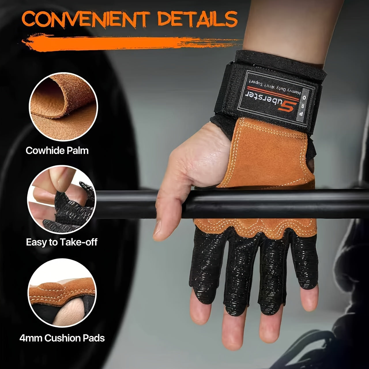Anti-Slip Weightlifting Gloves for Stronger Gym Performance - Euroselle
