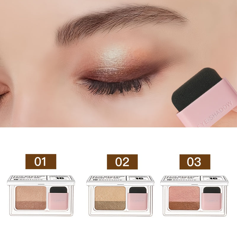 Langanhaltende wasserfeste Lidschatten-Palette, 5-8 schimmernde vielseitige Farben - Euroselle