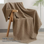 Lightweight Waffle Throw Blanket for Cozy All-Season Comfort - Euroselle