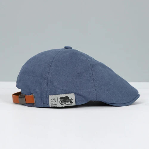 Leichtes, verstellbares Barett für Herren – Schwarz, Rot, Blau, Gelb, Beige