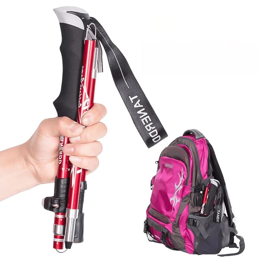 SummitStride justerbara vandringsstavar — halkfria spetsar, teleskopisk låsning