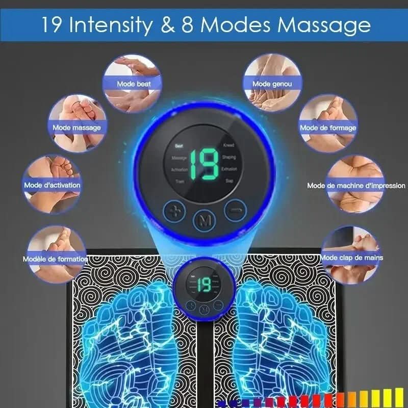 Vyhřívaný masážní přístroj na chodidla SolacePulse — hluboce masírující válečky, cílený masážní design