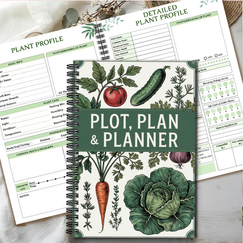 Spiral Garden Planner & Planting Organizer - Euroselle