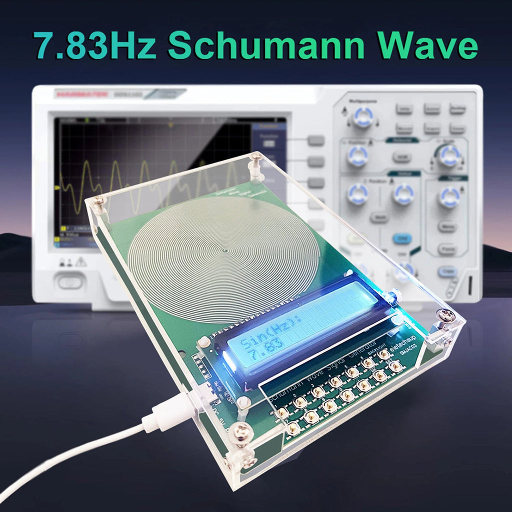Sinuswellensignalgenerator — 7.83 Hz Einstellung, 0.01–100,000 Hz