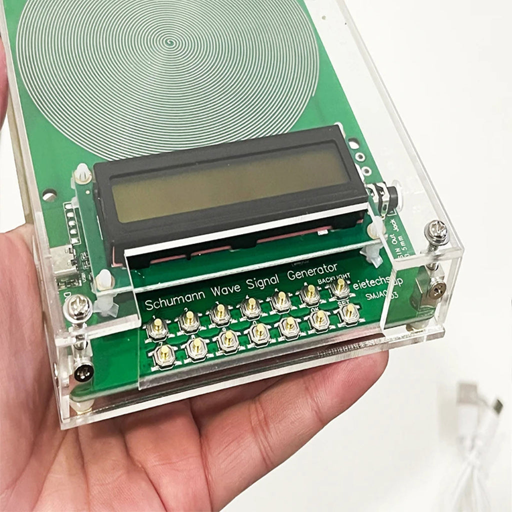 Ultraalacsony frekvenciájú szinuszjel-generátor — 0.01-100,000Hz, 7.83Hz-es előbeállítás