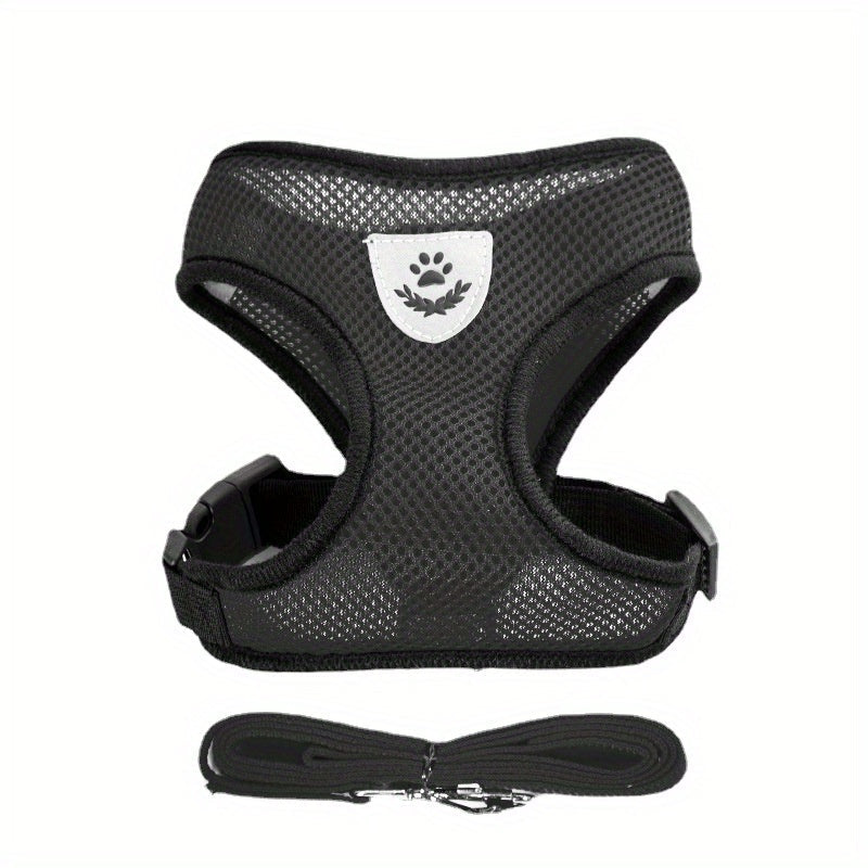 Reflective Pet Vest with Leash for Dogs and Cats - Euroselle