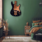 Kunstnerisk guitar vægur til musikelskere - Euroselle