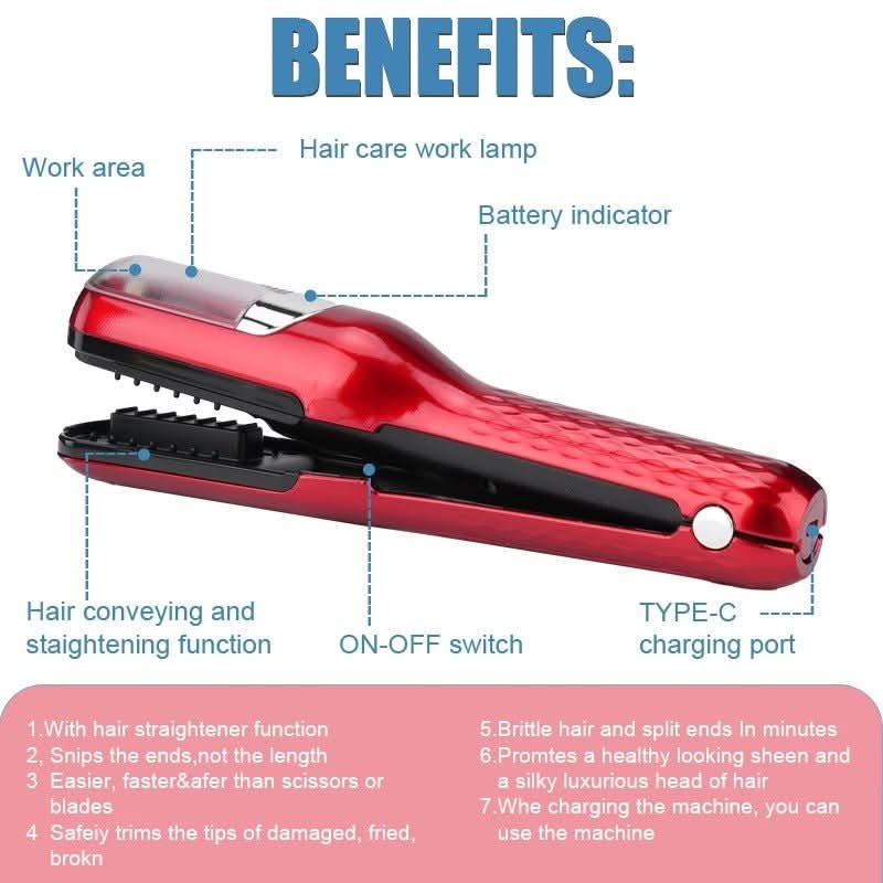 Cortapelos de precisión NovaGlide - diseño de corte focalizado, protector para mechones intactos