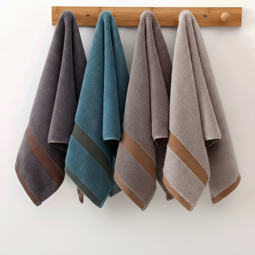 Soft Moisture Absorbing Towels Set - Euroselle