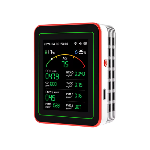 15 az 1-ben WiFi-s levegőminőség-mérő — CO2-, VOC- és PM2.5-érzékelő