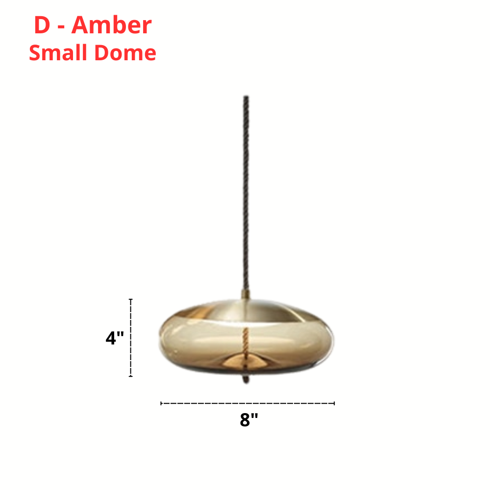 Nordic Rope & Glass Pendant Lights