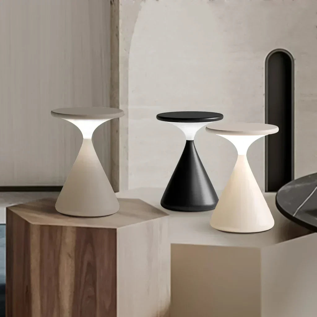 Wireless Dimmable LED Desk Lamp — Touch Control, Rechargeable Battery