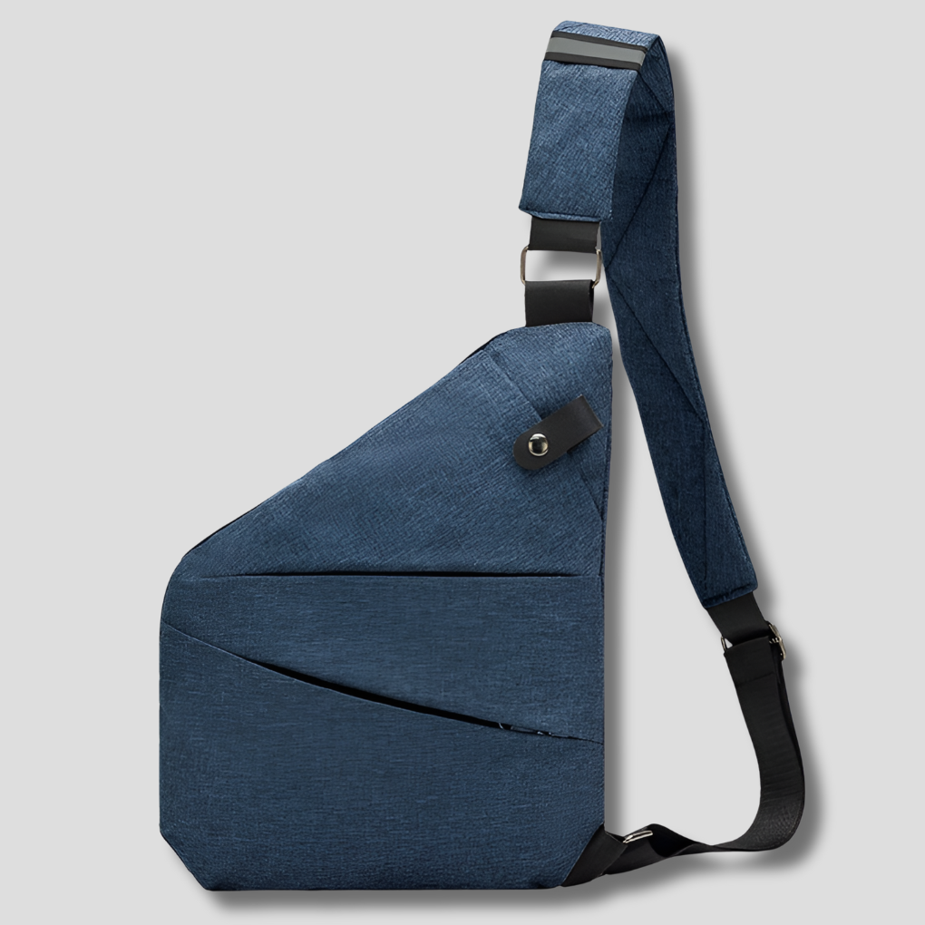 Compact Hardshell Shoulder Pouch — Hidden Pockets, Convertible Straps