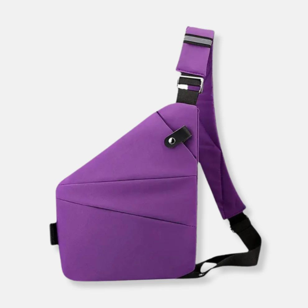 Compact Hardshell Shoulder Pouch — Hidden Pockets, Convertible Straps