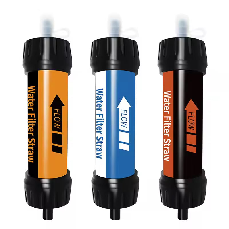 Portable Survival Water Filter Straw — 4000L Capacity, 0.01