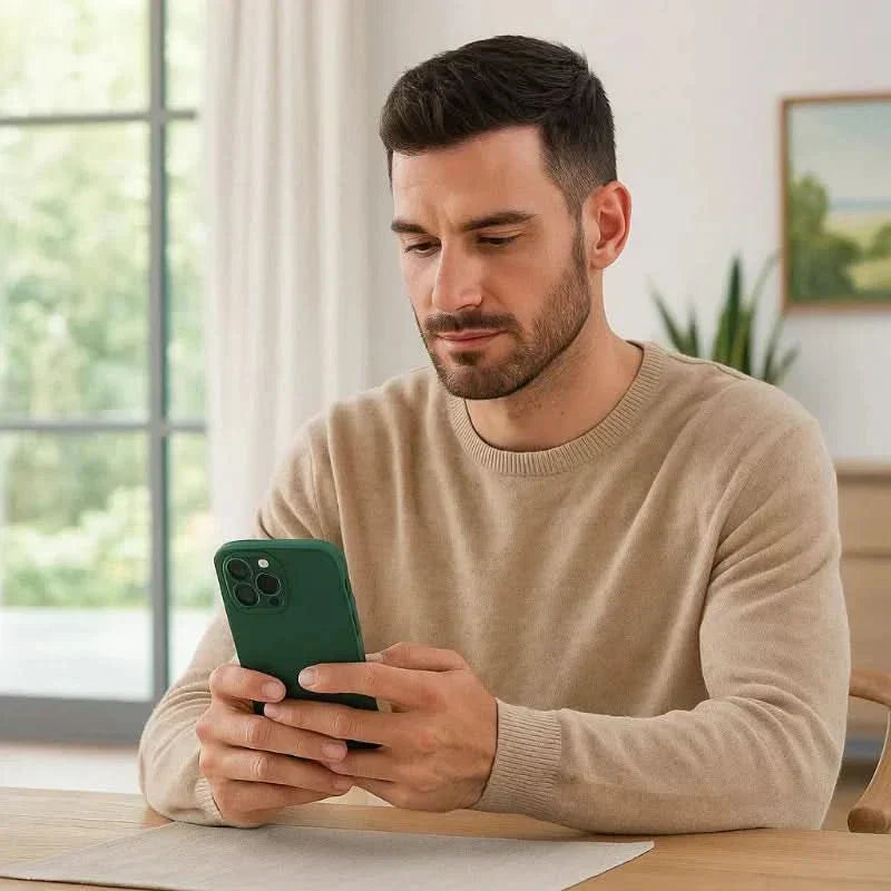 Carcasă din silicon antișoc NovaGuard — Profil mulat, pentru iPhone 14 până la 17