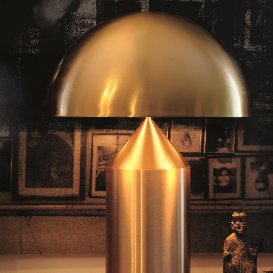 Luma Arc Metal Table Lamp For Modern Home Lighting Accent