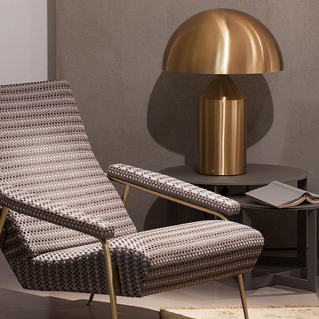 Luma Arc Metal Table Lamp For Modern Home Lighting Accent