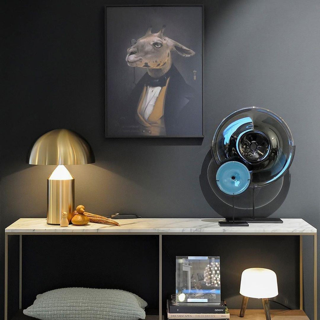 Luma Arc Metal Table Lamp For Modern Home Lighting Accent