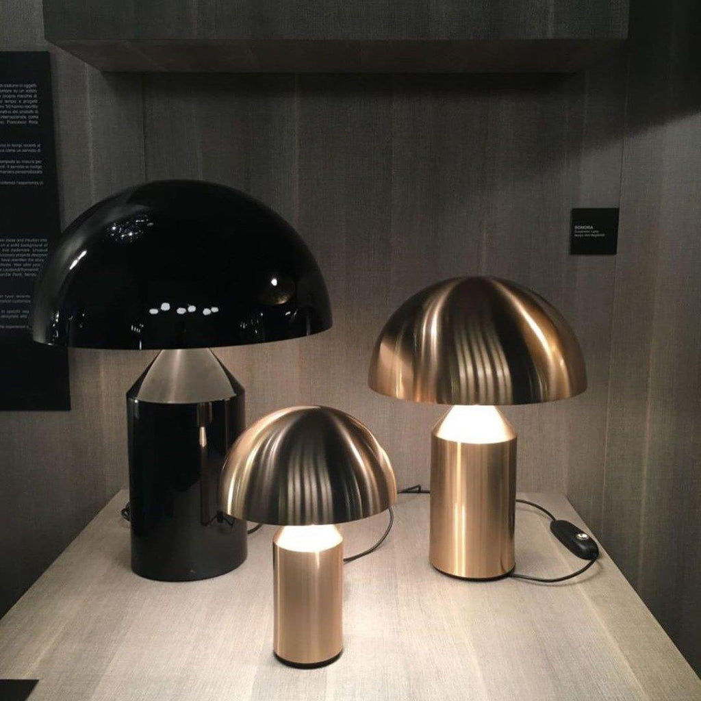 Luma Arc Metal Table Lamp For Modern Home Lighting Accent