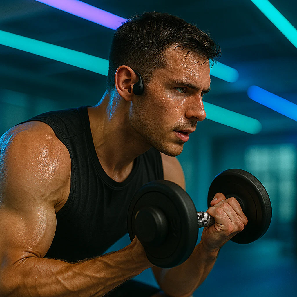 Open-Ear Wireless Bone Conduction Headphones — 13-Hour Battery, IPX5