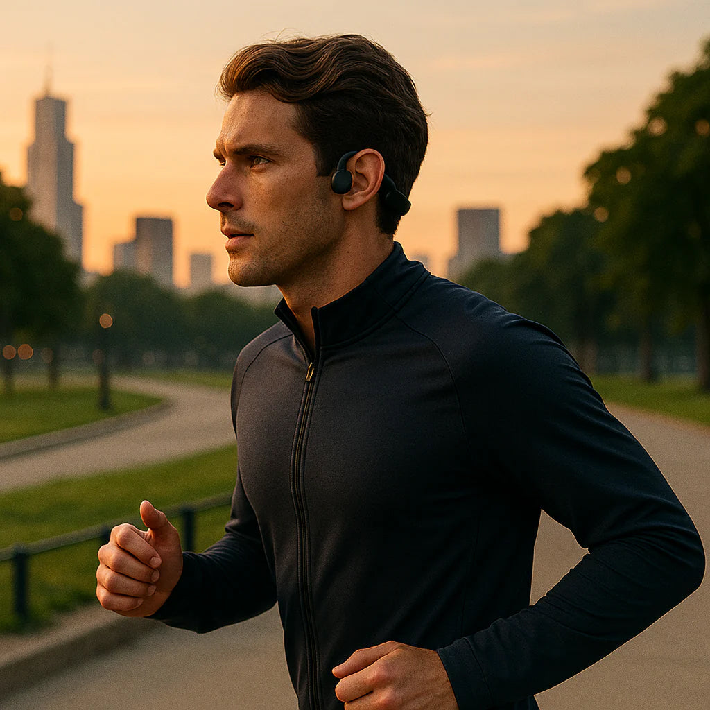 Open-Ear Wireless Bone Conduction Headphones — 13-Hour Battery, IPX5