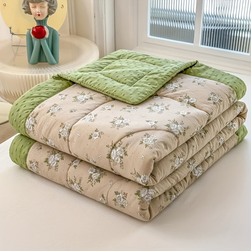 Lightweight Floral Summer Quilt for Breathable Sleep Comfort - Euroselle