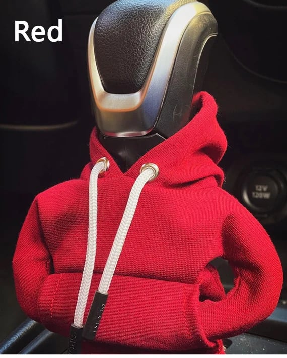 Mini-hoodiehoes voor de versnellingspook, voor handgeschakelde en automatische auto's