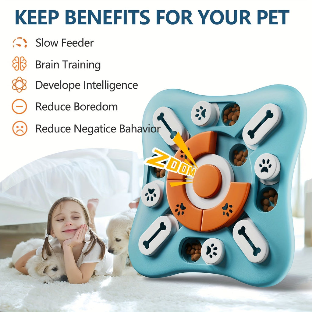 Interaktiver IQ-Langsamfutterspender für Hunde - Euroselle