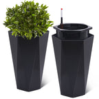 Self-Watering Planter Set with Wheels - Euroselle