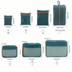 Portable 7pcs Suitcase Organizing Bag Set for Travel - Euroselle