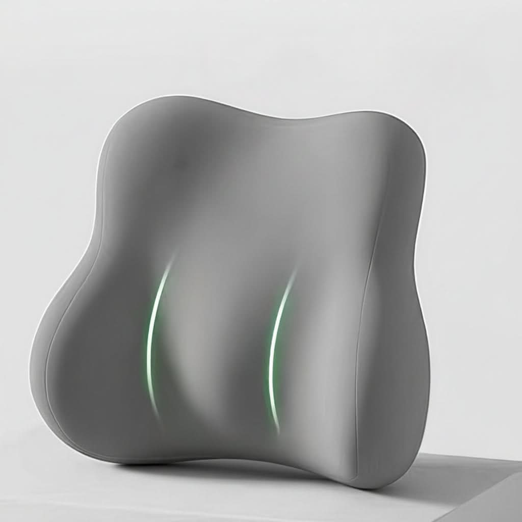 Memory Foam Lower Back Cushion — Ergonomic Posture Support Pad