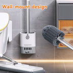Long Handle Toilet Brush & Holder, Essential Cleaning Tool - Euroselle