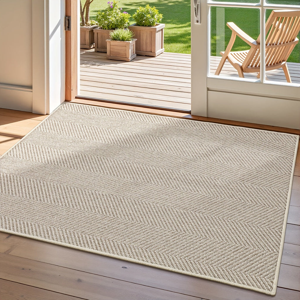 Durable Summer & Autumn Striped Entry Mat - Euroselle