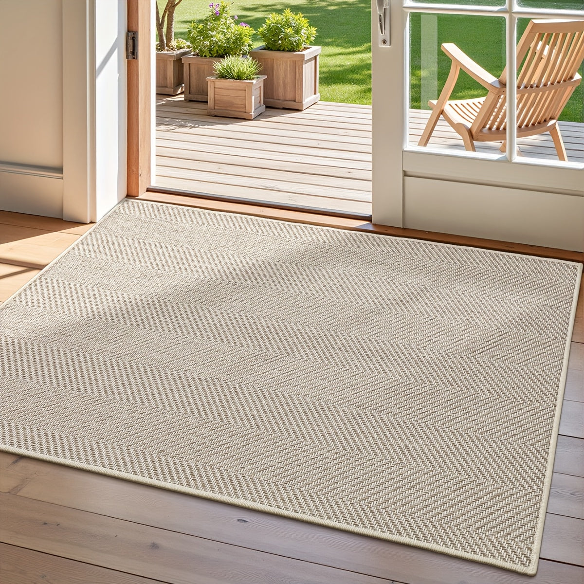 Durable Summer & Autumn Striped Entry Mat - Euroselle