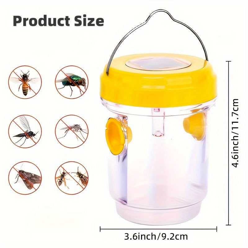 Solar-Powered Outdoor Wasp Trap Set - Euroselle